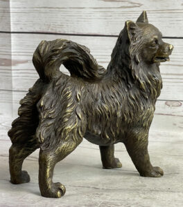Bronze Spitz, signiert, Art Deco Stil, Abb. 04