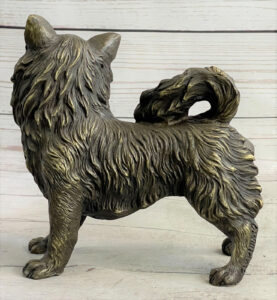 Bronze Spitz, signiert, Art Deco Stil, Abb. 05