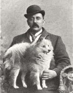 Ein stolzer Hundebesitzer