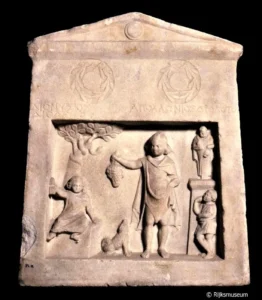 Grabstele eines Jungen, Mitte 2. Jh. v. Chr. Smyrna, © Rijksmuseum Leiden
