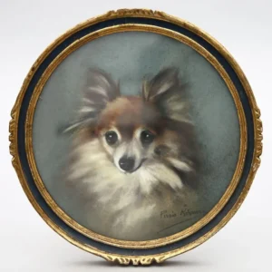 Kirmse, Elizabeth Persis Esperance (1884 - 1955) JJJJ Portrait eines Kleinspitzes, signiert