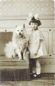 Kleines Mädchen - Großer Spitz