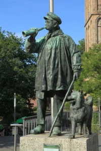 Kuhhirtendenkmal (Nachbildung, Walter Kruse, 1962), Bochum, Bongardstraße