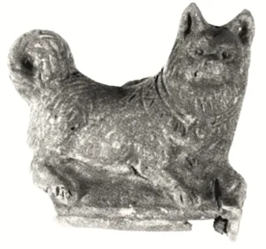 Melitäerspitz von Athribis (Nr. 260), 2. Jahrhundert v. Chr. - n. Chr. (nach H. Szymańska, Terrakotten d’Athribis, MRE 12, Turnhout, 2005, S. 30)