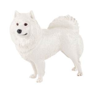 Nymphenburg, Stehender Spitz, Entwurf von Konrad Schmid, 1930, H. 21,5 cm. L. 22 cm, Abb. 01