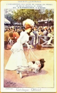 Offizieller Katalog der 37. Rassehundeausstellung in Paris (Titelseite)