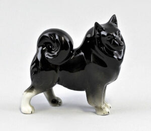 Wagner & Apel, Porzellan-Spitz, schwarz, 9 x 3 x 8 cm, Abb. 01