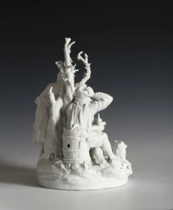 Gruppe von Kartenspielern (Biskuitporzellan), Hersteller ..Oud-Loosdrech'' unter Johannes de Mol, Niederlande, um 1778-84. Abb. 02