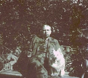 Herr und Hund, um 1925