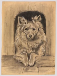 Hopper, Edward (1882 - 1967), 1893 Sketch of a dog 1893,  Whitney Museum of American Art 