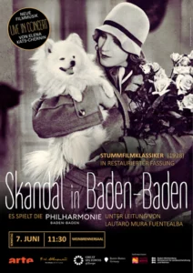 Skandal in Baden-Baden (1926), Filmplakat