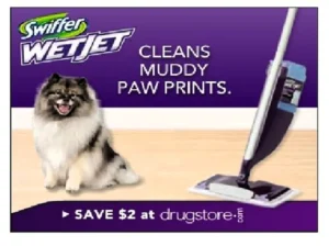 Swiffer - und die Pfotenabdrücke sind weg!