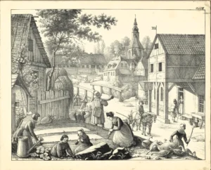 Aus dem Kinderbuch: Sechzehn Bilder-Tafeln für den Anschauungsunterricht, Tafel 8 (1841 Wilke, Carl)