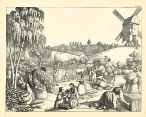 Aus dem Kinderbuch: Sechzehn Bilder-Tafeln für den Anschauungsunterricht, Tafel 9 (1841 Wilke, Carl)