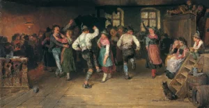Kauffmann, Hugo (1844 - 1915) 1902 Erntetanz
